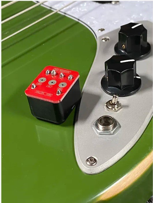 AmpMaster 4 Bass Short Scale 30" Olive Green Relic - Image 3