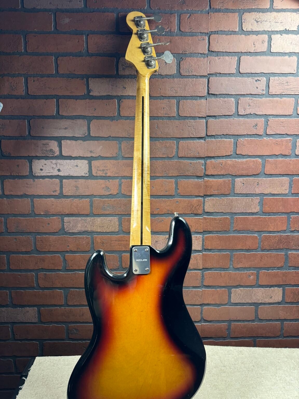4 String J-bass Custom Built Electric Bass Guitar - Tone Burst - Image 4