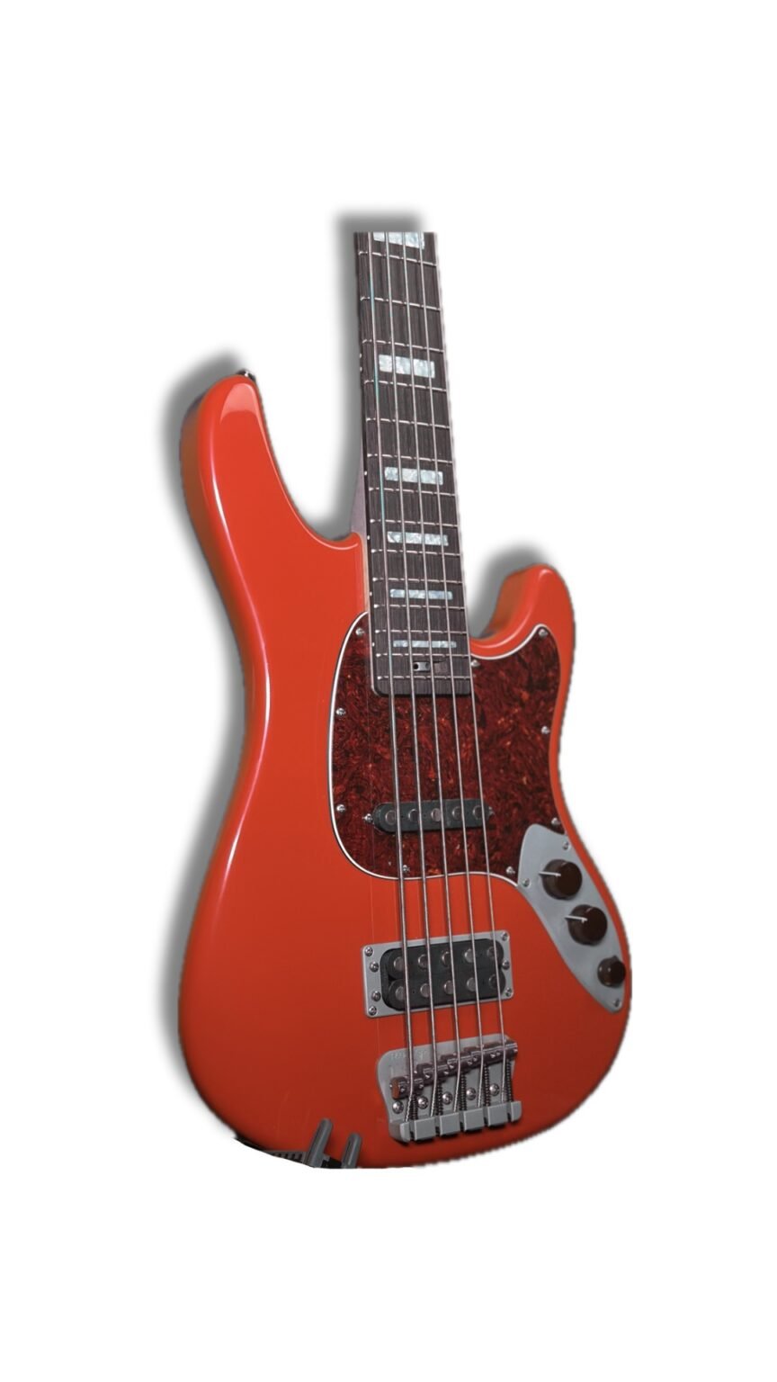 AmpMaster 5 Bass MEDIUM Scale 32" - Dual Pickup Match Headstock - Medium Scale 32″, Matched Headstock - Image 2