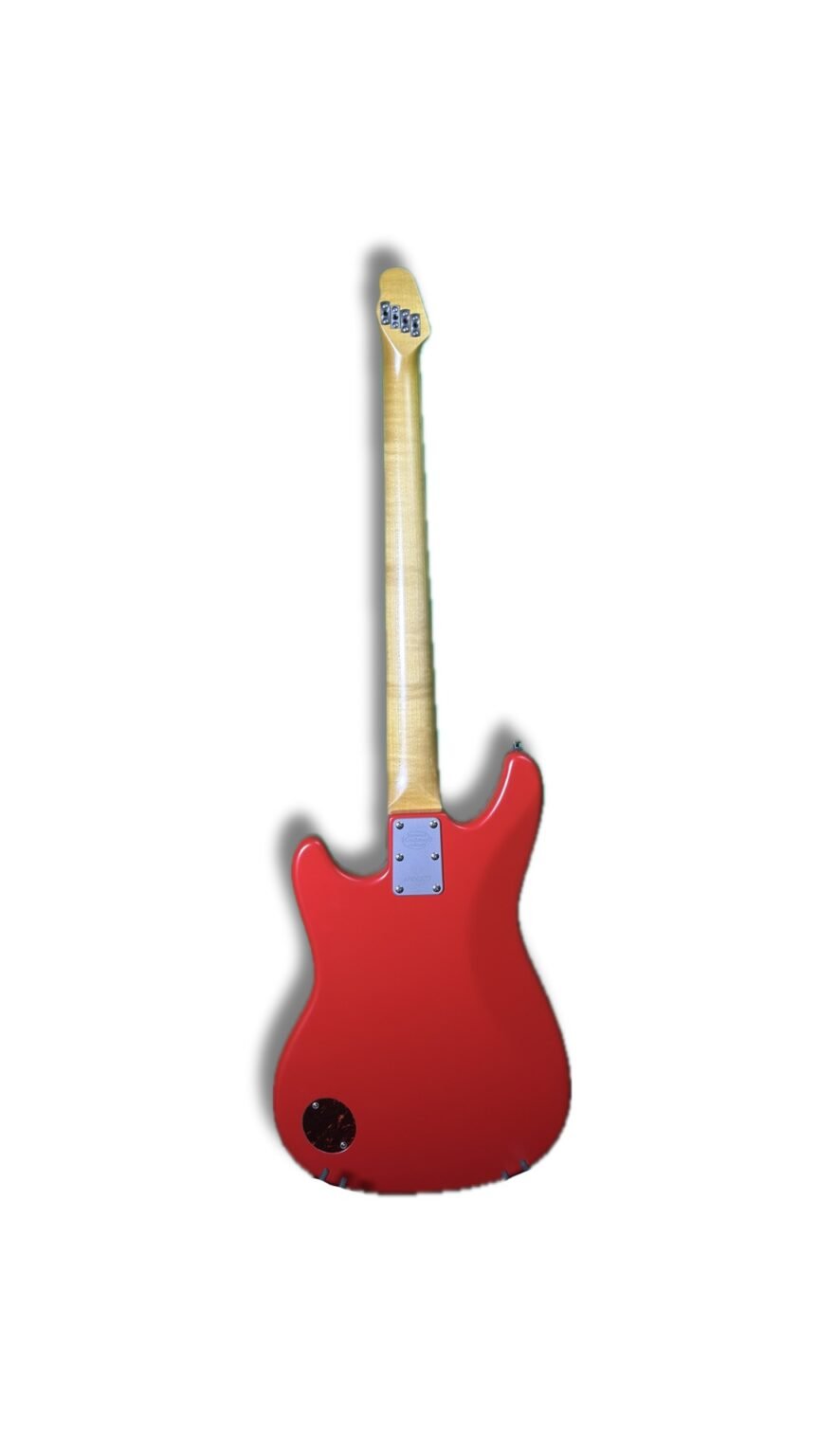 Headless Dual-Pickup AmpMaster 4 Bass Short Scale 30" – Satin Dakota Red - Image 3