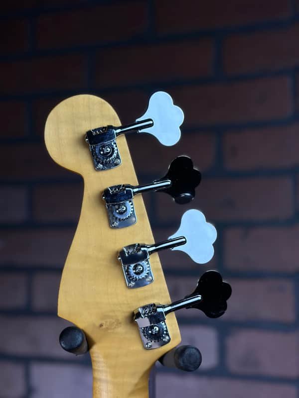 Woodcraft JB4 Mini "Shortest-Scale" 4-String Electric Bass Black - 27" Scale, Black - Image 8