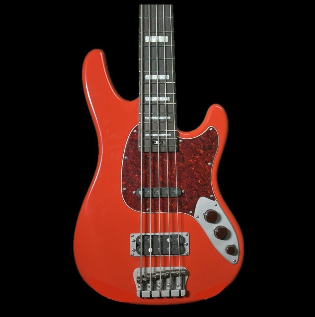 AmpMaster 5 Bass MEDIUM Scale 32" - Dual Pickup Match Headstock - Medium Scale 32″, Matched Headstock