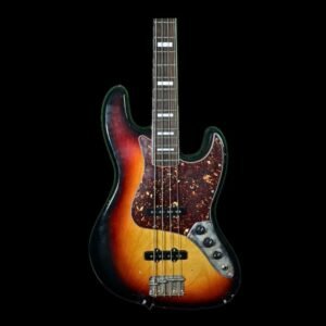 4 String J-bass Custom Built Electric Bass Guitar - Tone Burst