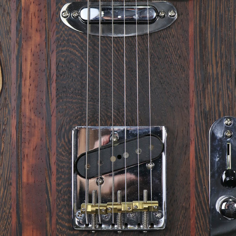 Northern European "Two-Tone" Ash Body W/ Exotic Tonewood Electric Guitar - Tone Ash, Exotic Tonewood - Image 6